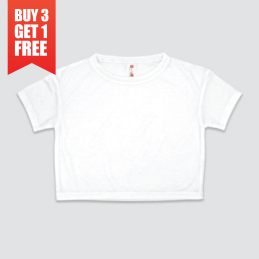 Womens Festival Crop Tops for Sublimation - White - ND4551 - Neil & David