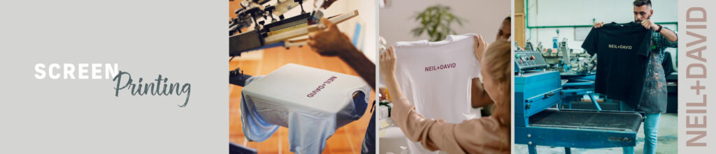 Neil & David - Custom T-Shirt Screen Printing Service